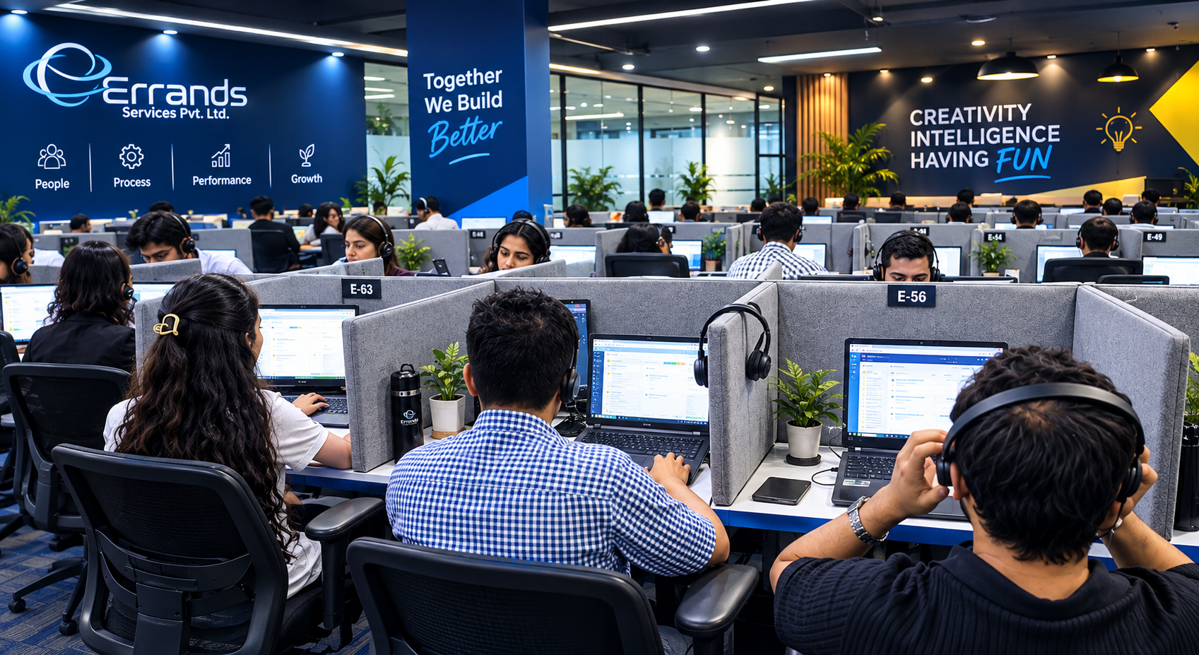 Errands Services call center team